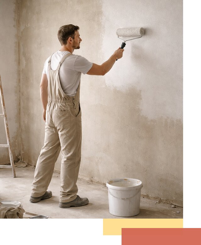 Грунтовка стен под отделку в Красноуфимске профессиональным раствором