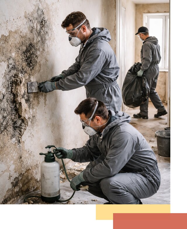 Удаление плесени со стен профессионально в Красноуфимске