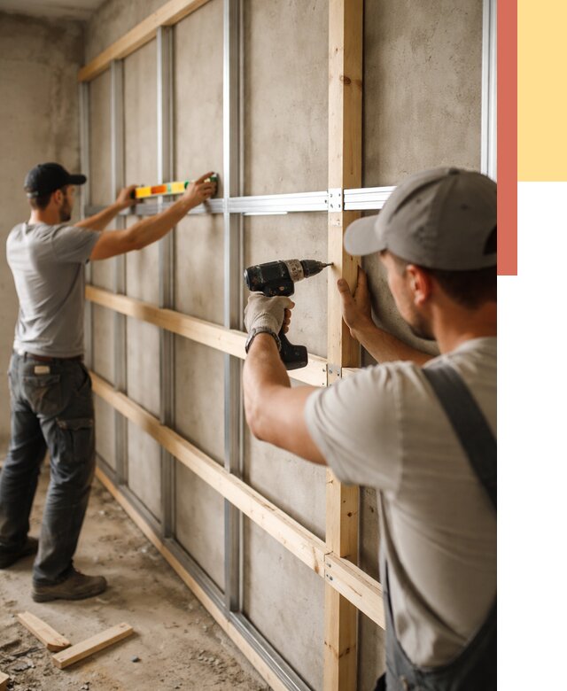 Устройство обрешетки под панели в Красноуфимске от 2133 руб. — монтаж под ключ | ОТДЕЛОЧНИК-Крф