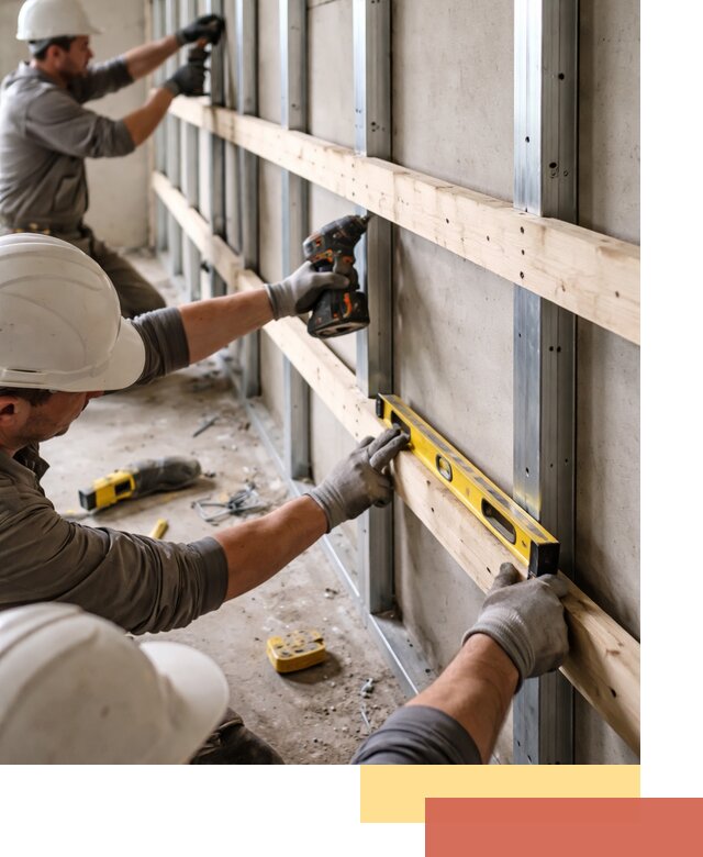 Устройство обрешетки под панели в Красноуфимске