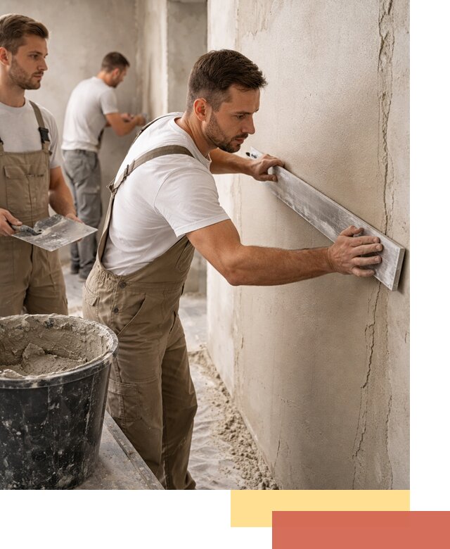 Штукатурка стен без маяков в Красноуфимске быстро и качественно