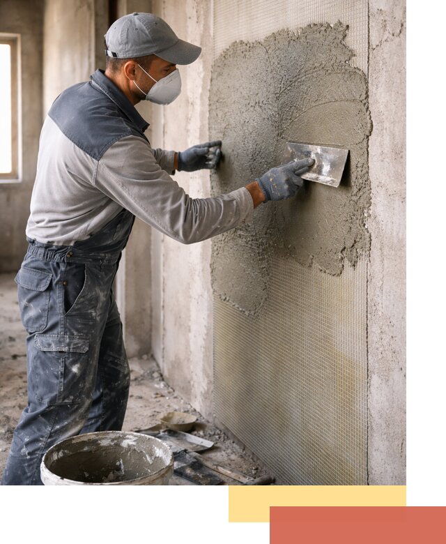 Штукатурка стен по сетке в Красноуфимске под ключ качественно и быстро