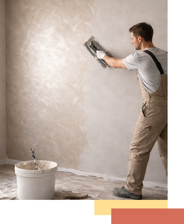 Декоративная штукатурка «Мокрый шелк» под ключ в Красноуфимске