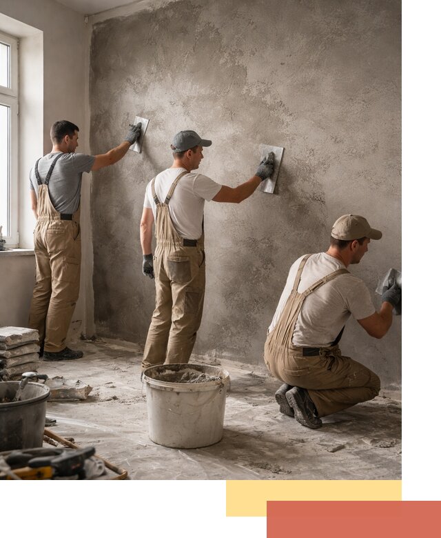 Декоративная штукатурка под бетон в Красноуфимске для стен и потолков