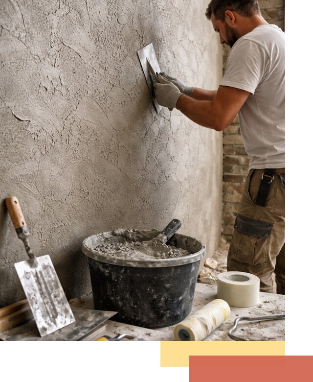 Декоративная штукатурка лофт в Красноуфимске — отделка стен и потолков