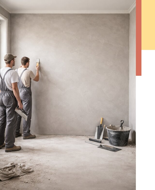 Микробетон на стены в Красноуфимске от 1270 руб. — нанесение и отделка | ОТДЕЛОЧНИК-Крф