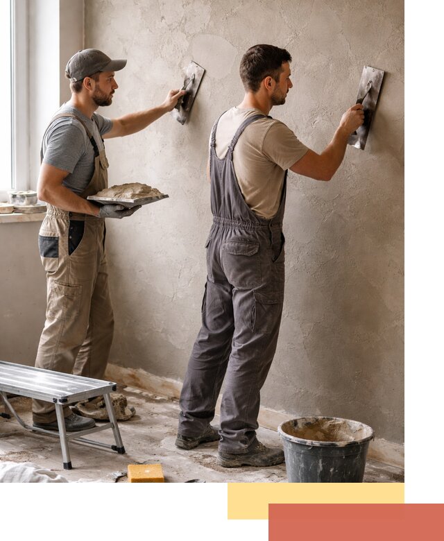 Ремонт декоративной штукатурки и восстановление фактуры в Красноуфимске