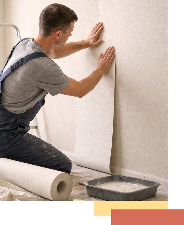 Поклейка флизелиновых обоев в Красноуфимске качественно и быстро