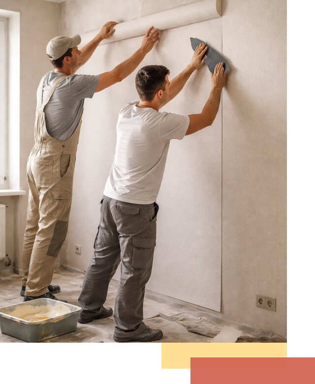 Поклейка виниловых обоев в Красноуфимске профессионально и качественно