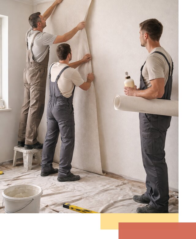 Оклейка стен обоями в Красноуфимске — качественно и профессионально