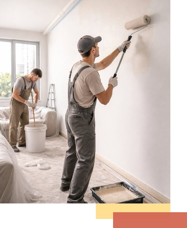 Покраска стен в офисе в Красноуфимске — быстрый и качественный ремонт