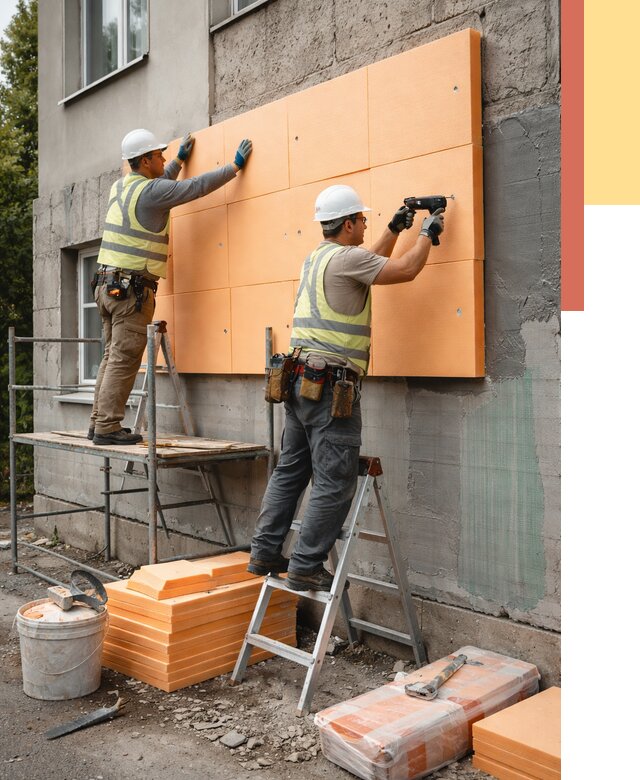 Утепление стен пеноплексом в Красноуфимске от 1879 руб./м2 — быстро и недорого | ОТДЕЛОЧНИК-Крф