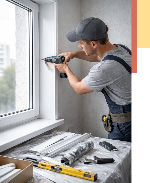 Установка пластиковых откосов в Красноуфимске от 2285 руб. | ОТДЕЛОЧНИК-Крф монтаж, быстро и недорого