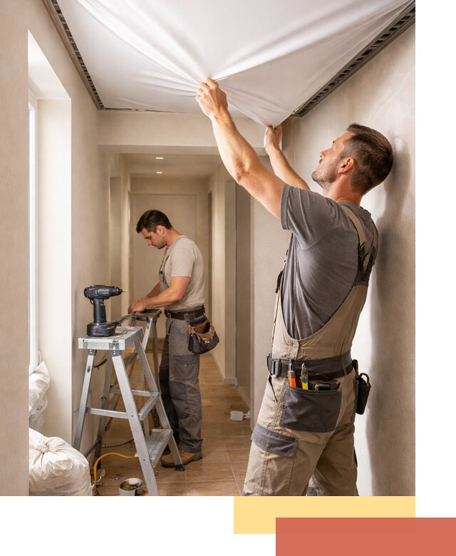 Монтаж натяжного потолка в прихожей в Красноуфимске