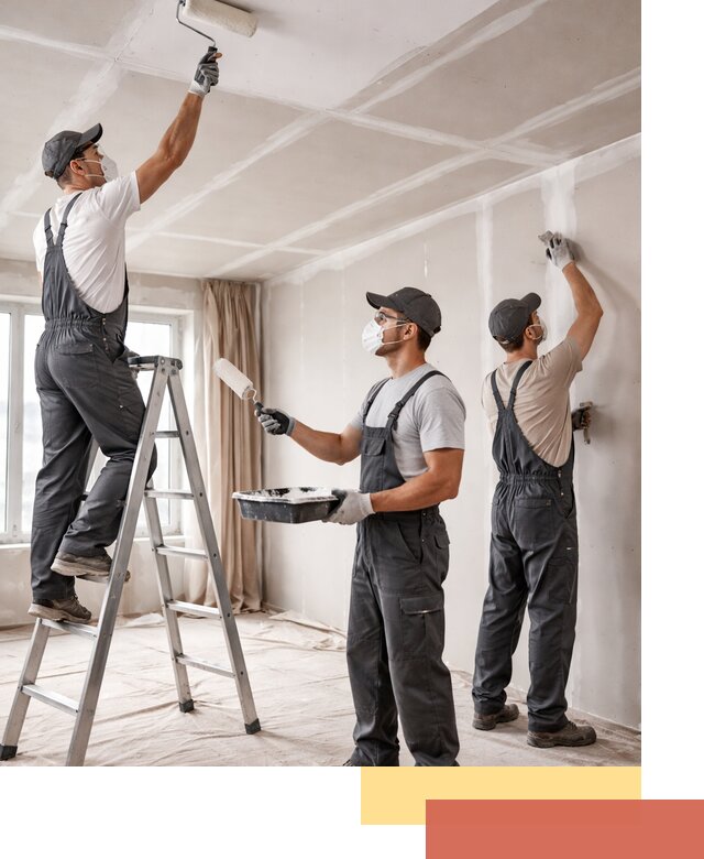 Покраска потолка из гипсокартона в Красноуфимске качественно и недорого