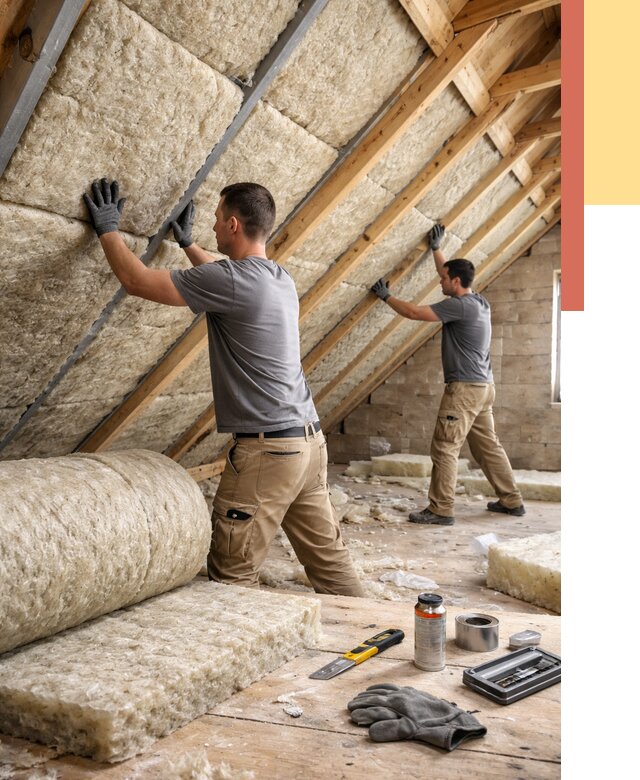 Утепление потолка минватой в Красноуфимске от 1473 руб. — быстро и недорого | ОТДЕЛОЧНИК-Крф